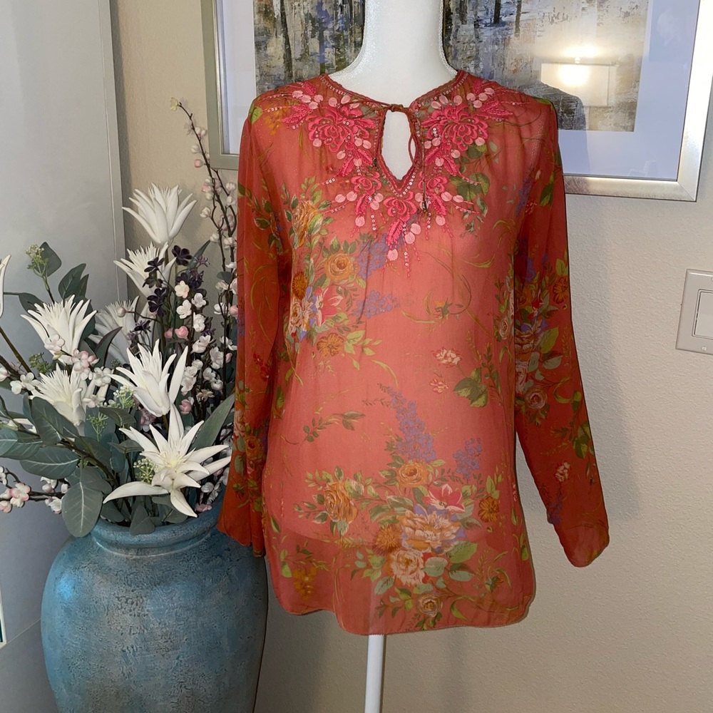 Cabi 100% silk blouse/top